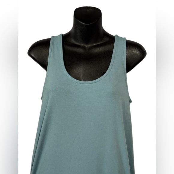 Lolë, Elegant Sleeveless Dress, XS, Aqua - Picture 3 of 9